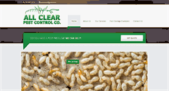 Desktop Screenshot of allclearpestcontrolma.com