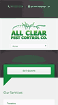 Mobile Screenshot of allclearpestcontrolma.com